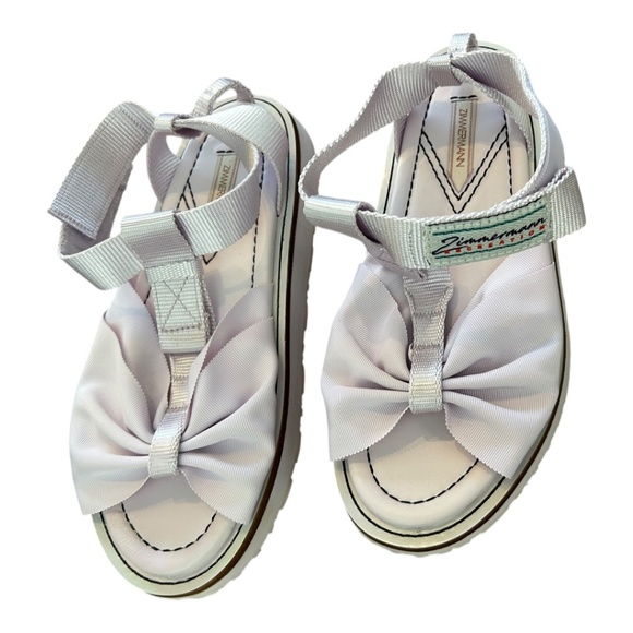Zimmerman Lilac Sandals Women's Size 39 9 Shoes - Picture 2 of 8